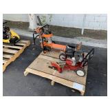 PALLET WITH MAKITA JUMPING JACK & CONCRETE