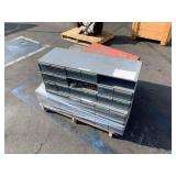 PALLET WITH BENDS WITH HARDWARE & ASSORTED TOOLS