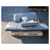 GRAY CAR BENCH SEAT