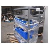 STORAGE RACK WITH ASSORTED SHOP TOOLS