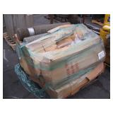 PALLET OF CEMENT OUTDOOR LIGHT POSTS