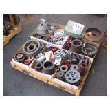 PALLET OF ASSORTED BELT WHEELS