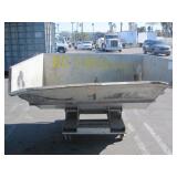 METAL WASTE HOPPER