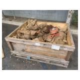LOT WITH ASSORTED HOISTS & ROTO HAMMERS
