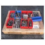 PALLET OF ASSORTED INDUSTRIAL DRILL BITS &