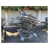 PALLET WITH ASSORTED BICYCLES