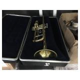 2 BUNDY BRASS TRUMPETS