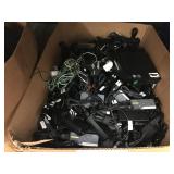 BOX OF LENOVO THINKCENTER & POWER CORDS