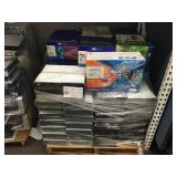 PALLET OF INK TONER, COMPUTER TOWERS & XBOX