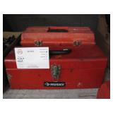2 HUSKY TOOL BOX WITH ASSORTED HAND TOOLS