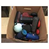 BOX OF ASSORTED PORTABLE SPEAKERS