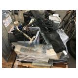 PALLET OF ASSORTED ELECTRONICS & COMPUTER PARTS