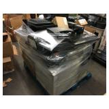 PALLET OF HP PRINTERS & ASSORTED MONITORS