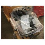 PALLET OF ASSORTED GAS MASKS & RIOT SHIELDS
