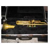 2 BRASS TRUMPETS WITH CASES