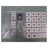1 LOT W/COLLECTABLE MIXED COINS