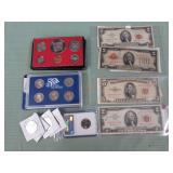 1 BAG W/MIX COINS, CURRENCY