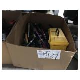 BOX OF ASSORTED HAND TOOLS