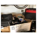 (1) BOX OF MISCELLANEOUS HOUSE HOLD ITEMS PHONE CH