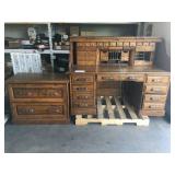 EXECUTIVE DESK & DRAWER: