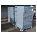 ROW OF MCDOWELL & CRAIG FILING CABINETS