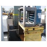 METAL WORK TABLE & TOOL STORAGE CABINET