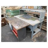 LOT WITH 2 WORK BENCHES