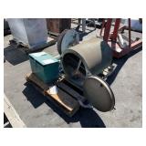 PALLET WITH ELECTRODE STABILIZING OVEN, HOSE REEL PALLET WITH ELECTRODE STABILIZING OVEN, HOSE REEL