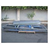 PALLET RACK UPRIGHT & CROSS MEMBERS