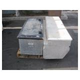 2 STEEL TRUCK BED TOOL BOXES 2 STEEL TRUCK BED TOOL BOXES