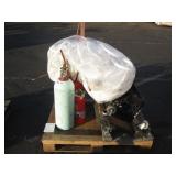 PLASTIC HOSE, AIR TANKS & ASSORTED COPPER PIPE PLASTIC HOSE, AIR TANKS & ASSORTED COPPER PIPE