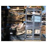 2 PALLETS OF METAL SHELVES & FIRE HOSES 2 PALLETS OF METAL SHELVES & FIRE HOSES