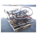 PALLET OF ASSORTED BIKES