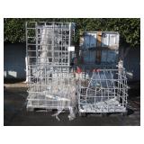 APPROX. 5 ALUMINUM TOTE CAGES