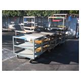 APPROX 13 METAL SHOP CARTS
