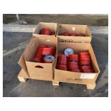 PALLET WITH 80 4" CASTER WHEELS