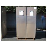 2 METAL STORAGE CABINETS