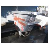 2 PLASTIC WASTE HOPPERS