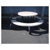 CIRCULAR LUNCH TABLE