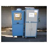 2 METAL STORAGE CABINETS