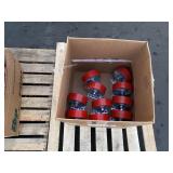 BOX WITH 10 4" FIXED CASTERS