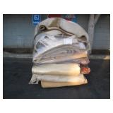 PALLET OF DECORATIVE RUGS