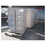 ROW OF FILING CABINETS