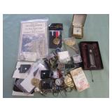 1 BAG W/JEWELRY, COINS