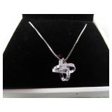 1 LOT W/SILVER TONE NECKLACES