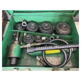 (1) GREENLEE KNOCKOUT PUNCH DRIVER SET