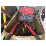 (1) BOX OF HAND TOOLS AND TOOL BAG
