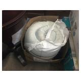 BOX OF INSULATION & DECORATIVE LAMP