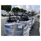 ROW OF PADDED OFFICE CHAIRS