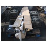 PROJECTOR SCREEN, GRANITE SLABS & DECORATIVE